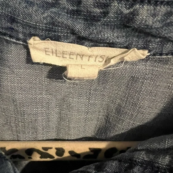 Eileen Fisher Denim Shirt - L - Picture 5 of 11